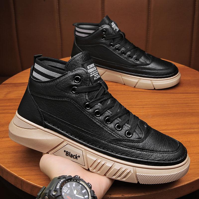 

Рабочая мужская обувь зимняя кухонная рабочая рабочая рабочая обувь для рабочего места водонепроницаемая и нескользящая мужская черная универсальная кожаная обувь Martin на платформе 39