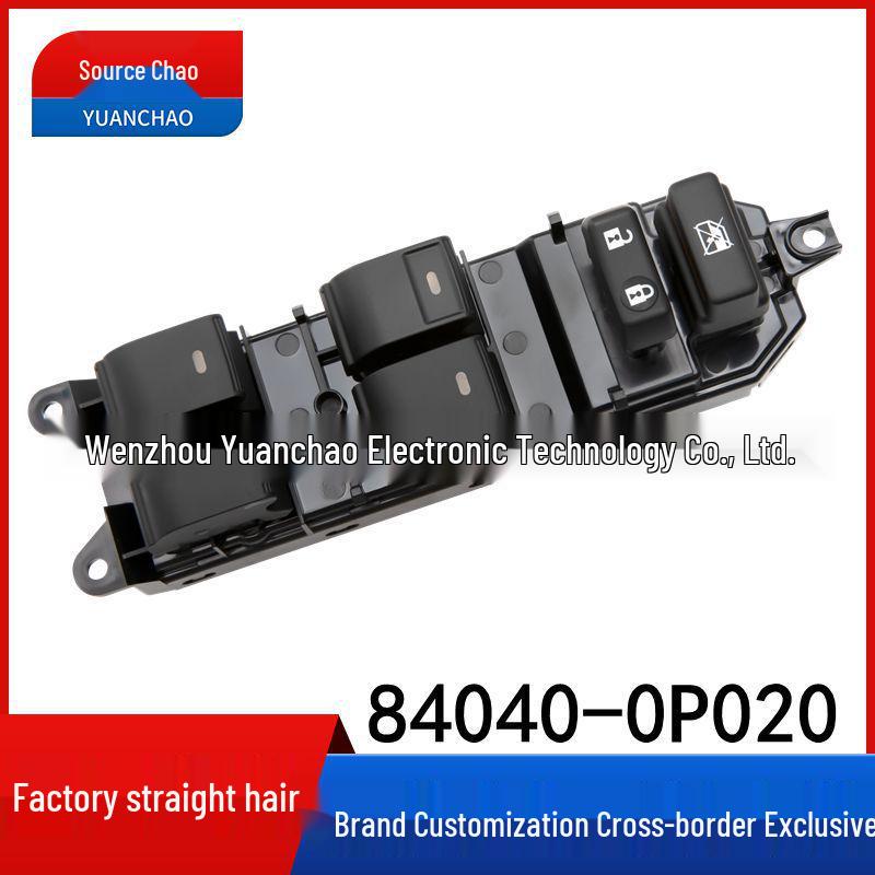 

Toyota Power Window Switch 84040-0P020 for Reiz, Prado, Crown, Land Cruiser. Electric