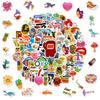 100 Small Size 4cm Small Fresh New Product Graffiti Sticker Water Cup Mobile Laptop Notepad