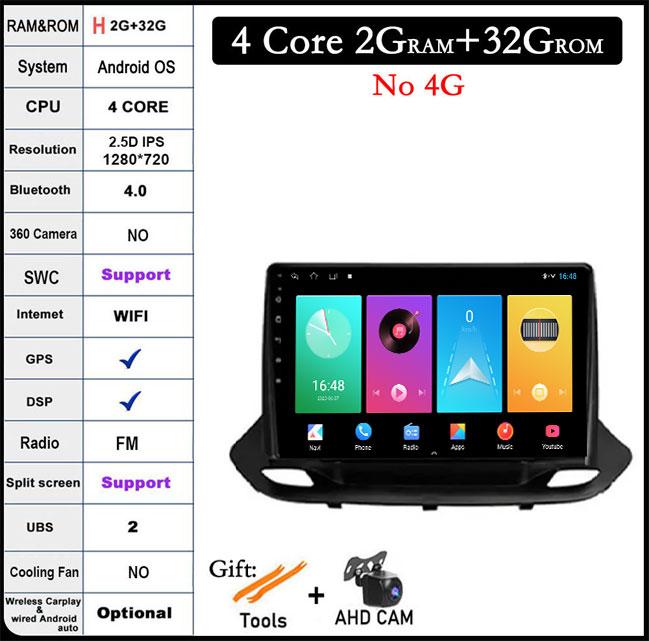 Android 14 For Chevrolet Menlo 2020 - 2022 Car Radio Carplay DSP Auto 4G+WIFI QLED Multimedia Video Player GPS Navigation