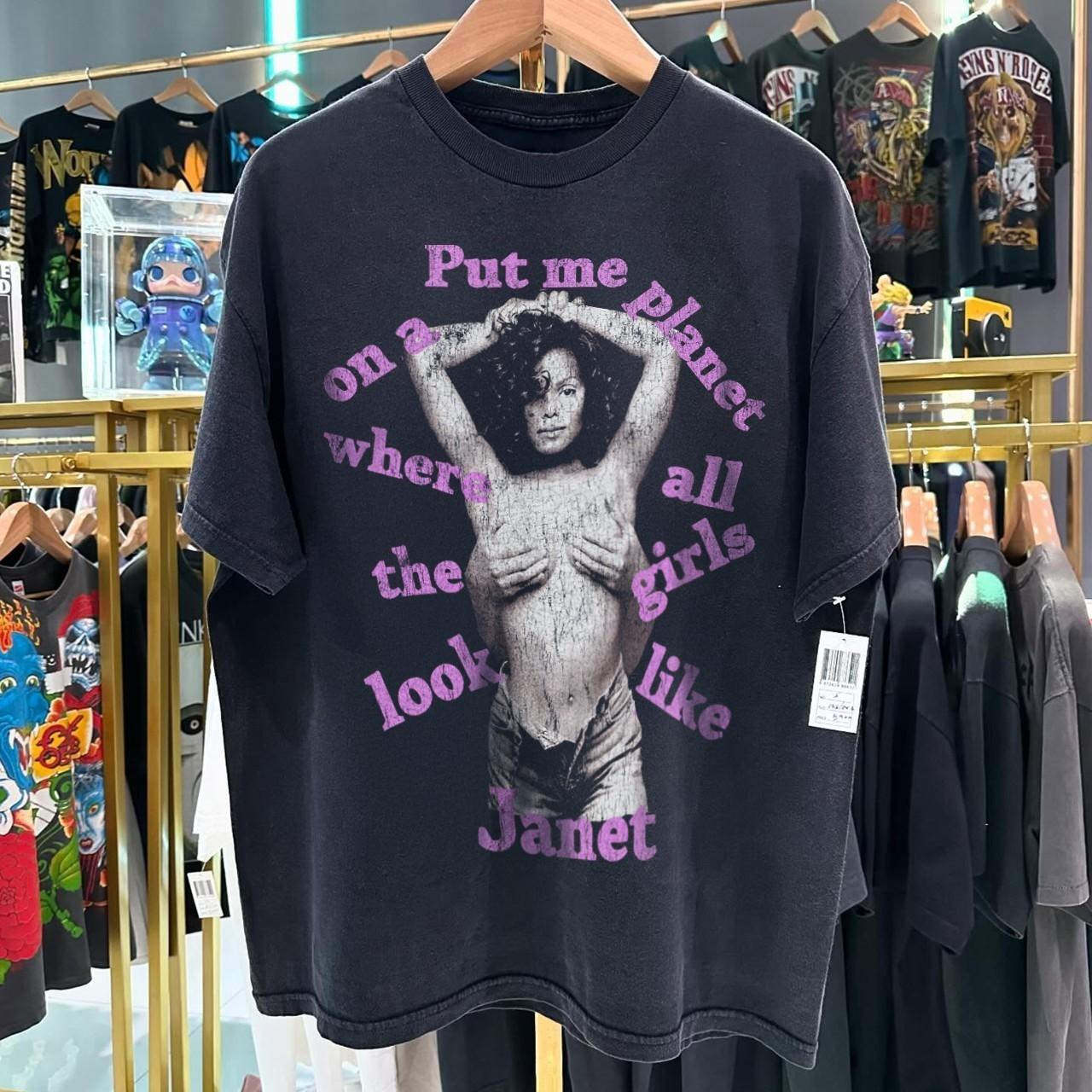 Planet Janet 00 - Aged T-Shirt Black S 4XL