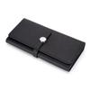 Long Genuine Leather Wallet Women's Folding Large Capacity Wallet New Soft Cowhide Women's Clutch Phone Holder Wallet