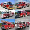 Diy Full Drill Diamond Mosaic Fire Trucks Rescue Truck Diamond Painting Ladder Truck Wall Decor Picture of Rhinestones Kit