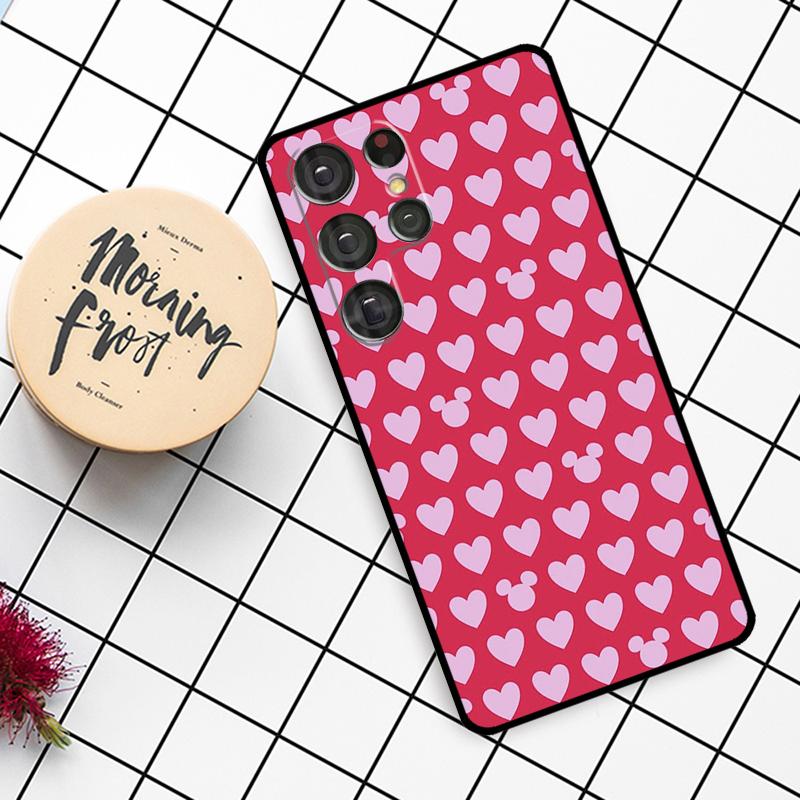 Heart Cartoon Girls Case For Samsung Galaxy S25 Ultra S23 S22 S21 S20 S24 Ultra S9 S10 Plus S25 FE Phone Cover