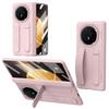 For Honor Magic V3 5G Case Kickstand Wristband PC Phone Cover with Tempered Glass Film