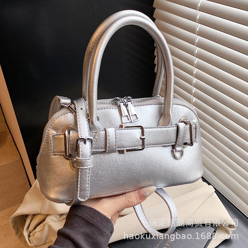 Summer popular small bag women's 2025 new high-end versatile messenger bag fashionable portable shell bag