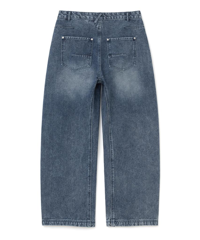MILLO ARCHIVE Neo Curved Pants [Denim Blue]