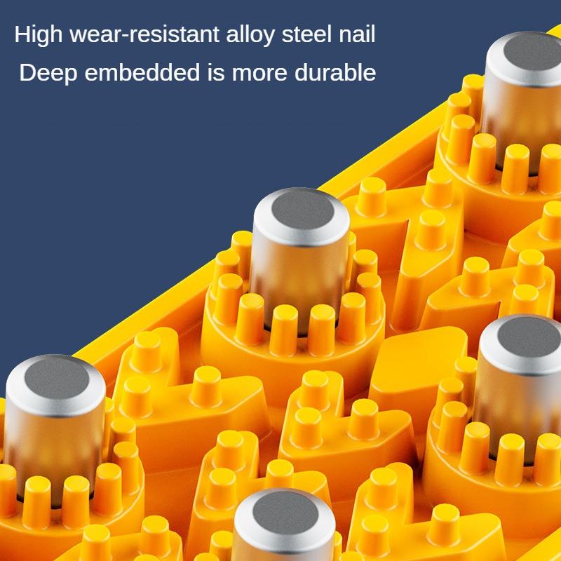 Emergency Anti Slip Chains for Automotive Tires, Universal Rubber Cow Tendon Anti Slip Chains, Snow Ground Anti Slip Chains