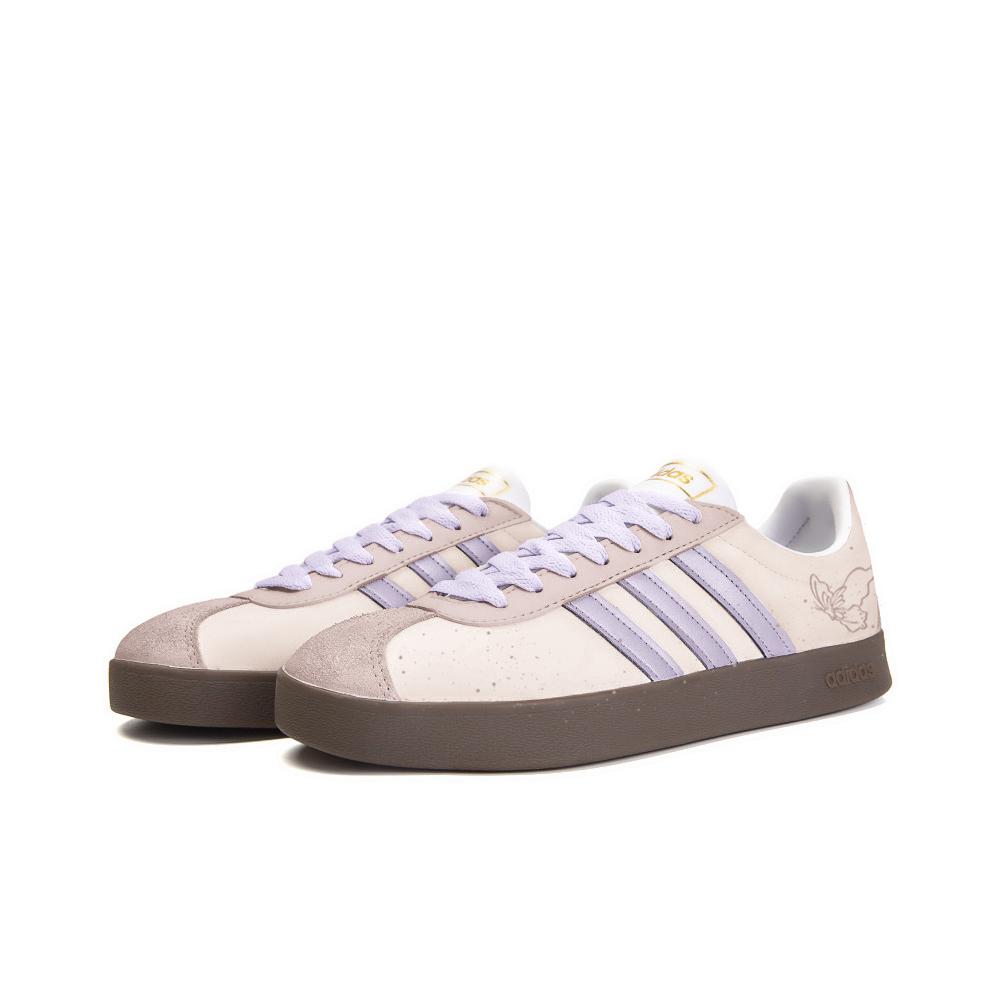 Adidas Neo VL Court 2.0 Slip Resistant Abrasion Resistant Low top Skateboard Shoes Unisex Pink ID6015(Team746-)