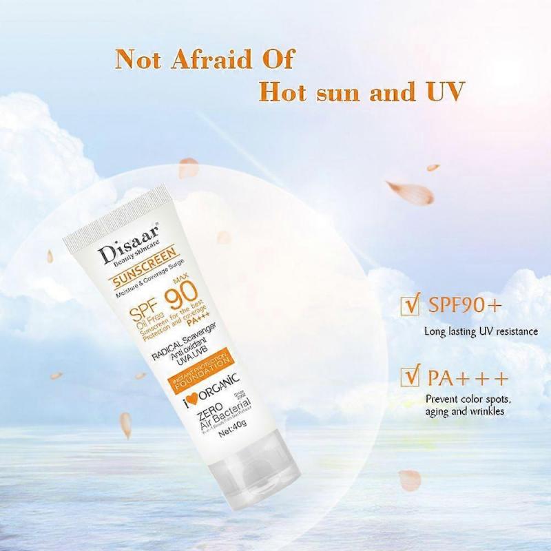 Whitening Sunscreen SPF 90 Face and Body Sun Cream Anti-Aging Hydrating Skin Protective Lotion