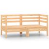 Vidaxl Garden Corner Sofas, 2 Pcs, Solid Pine Wood
