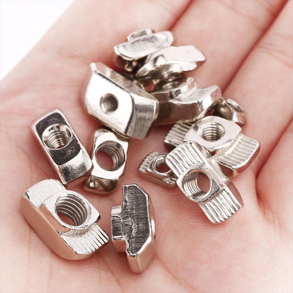 Home Improvement Carbon Steel EU Standard Nuts Fasteners Aluminum Profiles Hardware Thread T Nut