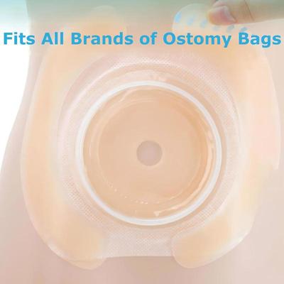 1/4 Pcs Elastic Ostomy Barrier Strips Hydrocolloid Waterproof Leak Skin Adhesive Ostomy Barrier Tape For Colostomy Bag