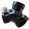 2Pcs Black Light Bulb Socket Splitters Phenolic Three-pronged Lamp Holder  Electrician