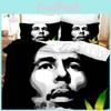 Bedding Marley Bob Printed Duvet Cover Pillowcases For Relaxing Experience Sleep
