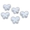 Cross Hole 5pcs Acrylic Fashion for Bracelet Butterfly/Four-leaf Clover Beads DIY Handmade Materials Painting Oil Necklace Making