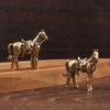 Metal Horse Statue Sculptures Decorative Animal Figurines Tabletop Ornament Symbols Wealth Career Home Decorations