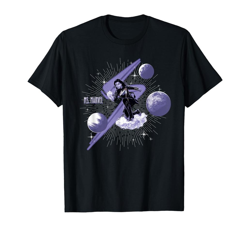 Marvel Studios Marvels Ms. Marvel Kamala Khan and Symbol T-Shirt