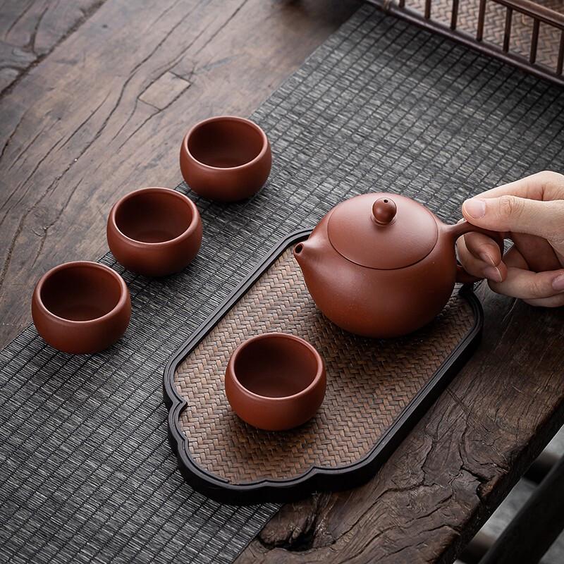 Yixing Zisha Purple Clay Gongfu Tea Set - Xi Shi Style