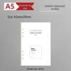 Abnehmbares B5 Hochwertiges Notizbuch-Set mit losen Blättern: Geschenk für Studenten & Geschäftsleute