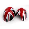 2pcs For Mini Cooper R50 R52 R53 Rearview Side Wing Mirror Sticker Cover Caps Union Jack Car Styling Accessories