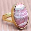 Rhodochrosite Gemstone Handmade Silver Jewelry  "10"