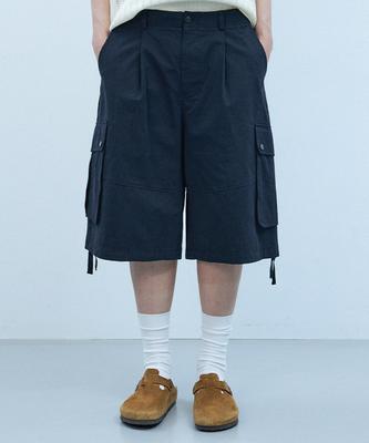 COMONINOZ Bermuda Cargo Pants [Black]
