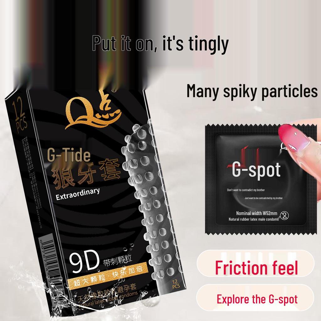 Ultra-Thin Spiked Granular Condoms for Delayed Pleasure - Intimate Safety for Couples