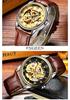 Fen Zun Men's Waterproof Fashion Automatic Skeleton Watch