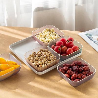 Kangxingda 5-Piece Divided Snack & Fruit Tray Set