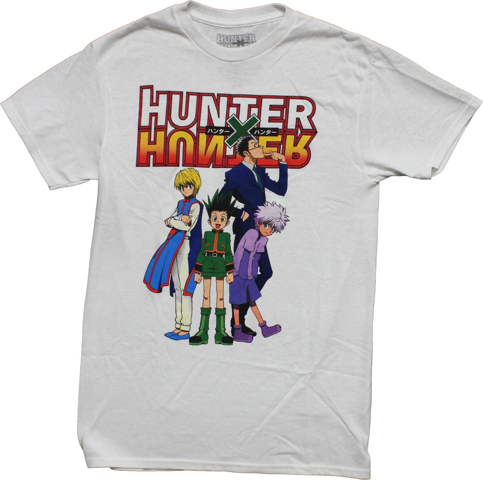 Hunter X Hunter New Adult T-Shirt - Group Under Logo L