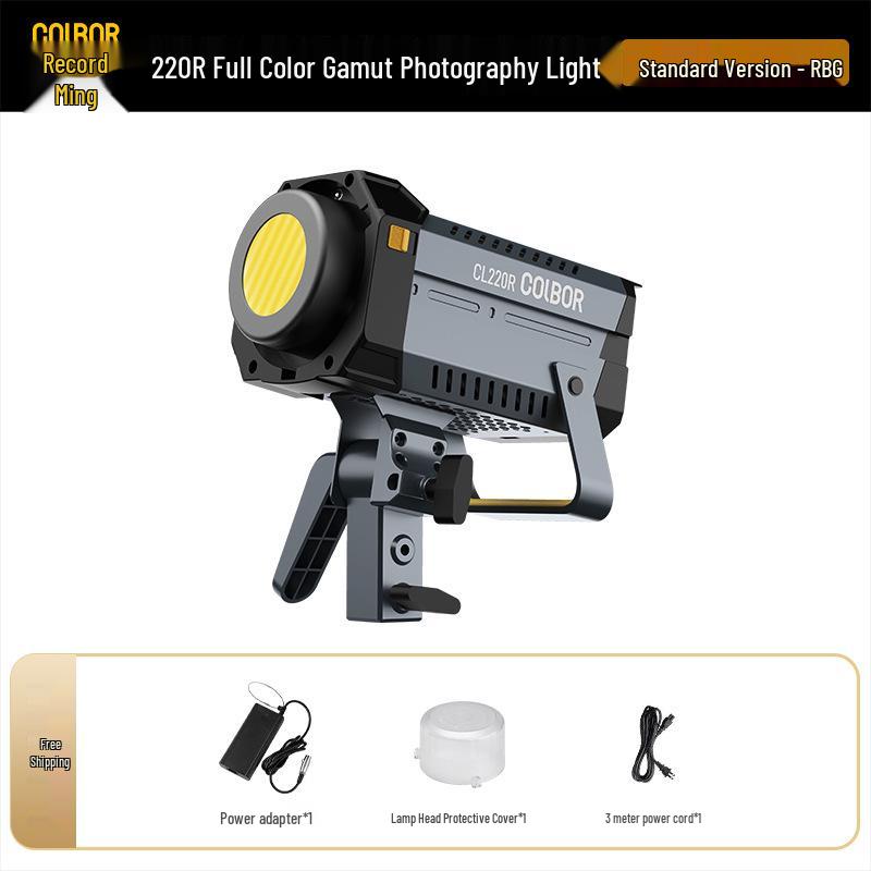 

CL220R Live Broadcast Full-Color Fill Light for Indoor Portrait & Video Shooting with Smart Color Picking & Soft Lighting