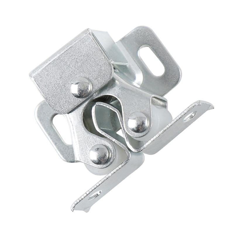 5pcs Zinc Plated Door Buckles Cabinet Door Catches Suitable for Drawers Lockers