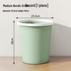 Nordic Style Corner Storage Trash Can - Lidless, Multifunctional, Press Ring Type
