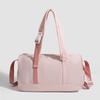 Casual Pink Nylon Waterproof Women Tote Bags Carry On Travel Bags Gym Yoga Bag for Sports Large Capacity Storage Luggage Handbag