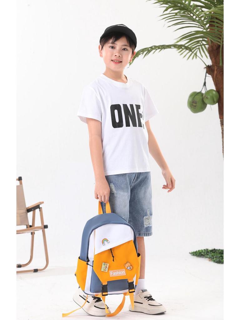 2025 Korean Kids' Backpack: Trendy, Lightweight, Casual for Boys in 1st & 2nd Grade