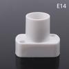 1 Pc White Mini Screw Lamp Base E12 E14 E17 Supporto Lamp Holder Light Bulb Socket Holder Adapter Lamp Fixing Base Accessories