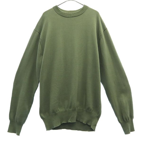 MAISON SPECIAL Long sleeve cotton knit 48 green Men's Used