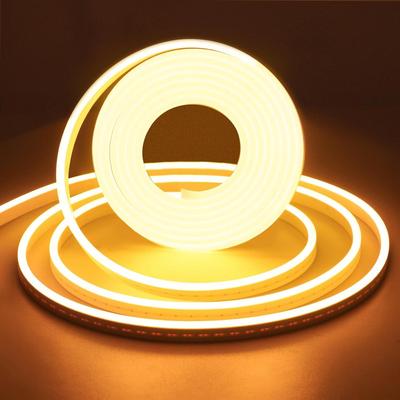 Led Silikon Tüp Işık Led Şerit DC12V Su Geçirmez Esnek Neon Halat Işık Ticari DIY Kesilebilir Dış Aydınlatma