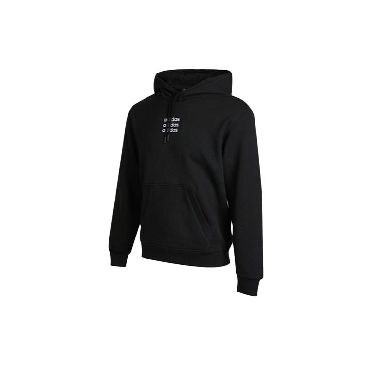 Adidas Neo Pullover Hoodie With Printed Logo Men Tops Black GP4905