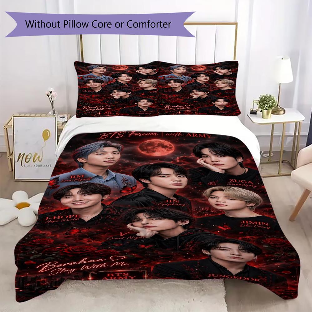 Elegant Purple Suits Bedding 1 Duvet Cover 2 Pillowcase Without Core Without Core Duvet Cover And Pillowcase Christmas Birthday Gift
