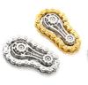 EDC Bike Chain Gear Fidget Spinner, Metal Mechanical Flywheel Fingertip Gyro, Antistress Anxiety Relief Hand Toy for Adults