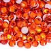 Ready Stock Orange-red Crystal Rhinestones 5A Quality Glass Diamond Bling Bling Rhinestone for Clothes Accessories