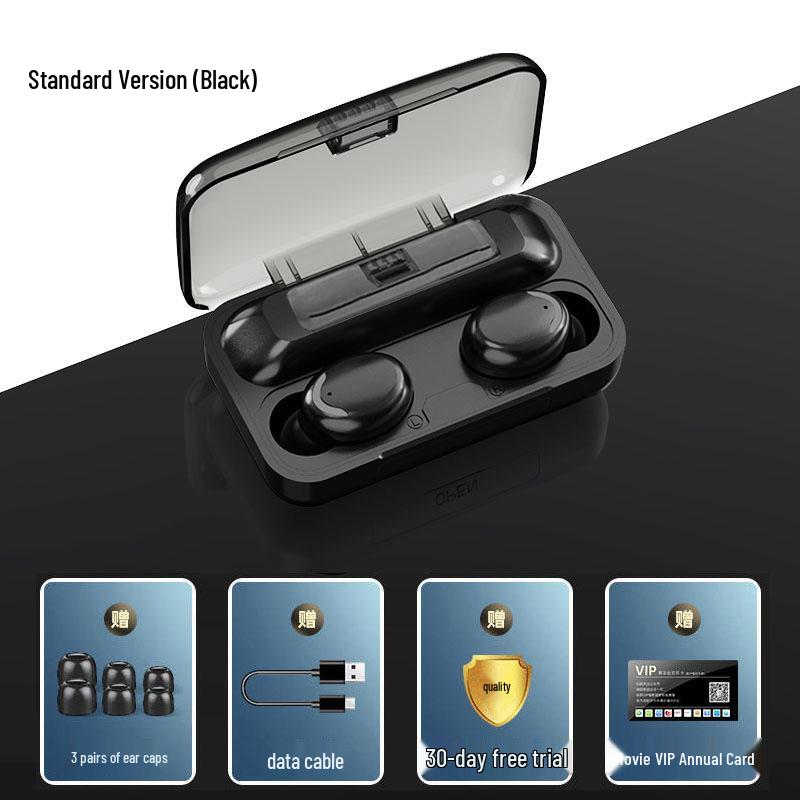 2025 True Wireless Noise-Cancelling In-Ear Bluetooth Earphones for Men & Women - High Sound Quality & Long Battery Life
