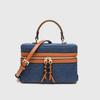 Cross-mirror box bag, small square bag, shoulder messenger women's bag, fashionable versatile handbag, niche