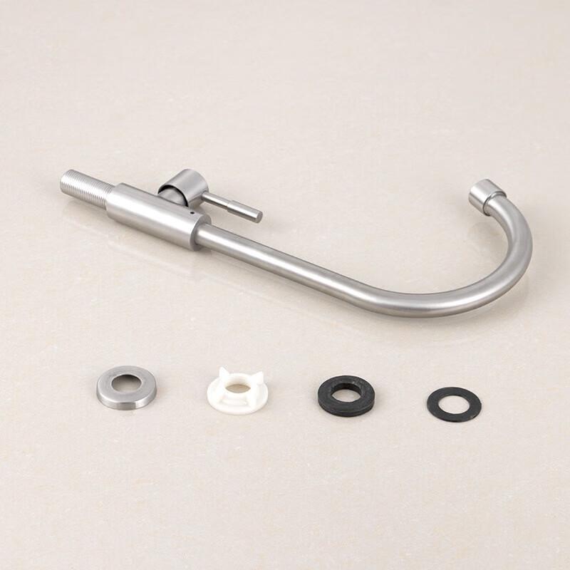 Stainless Steel Single Cold Sink Faucet