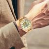 NEW Light Colored Wooden Spiral Design Roman Digital Mechanical Men's Watch Casual Fashion Folding Buckle Wooden Watch