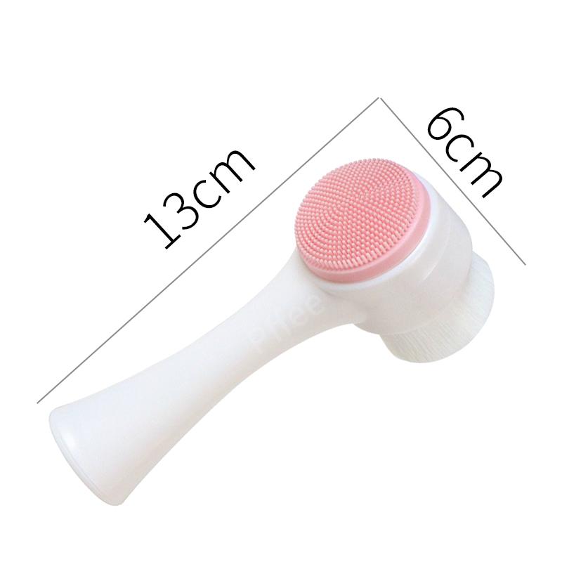 Pffee 3D Bilateral Silicone Face Brush Facial Cleanser