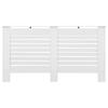 vidaXL Radiator Covers 2 Pcs. White 152 X 19 X 81.5 Cm MDF
