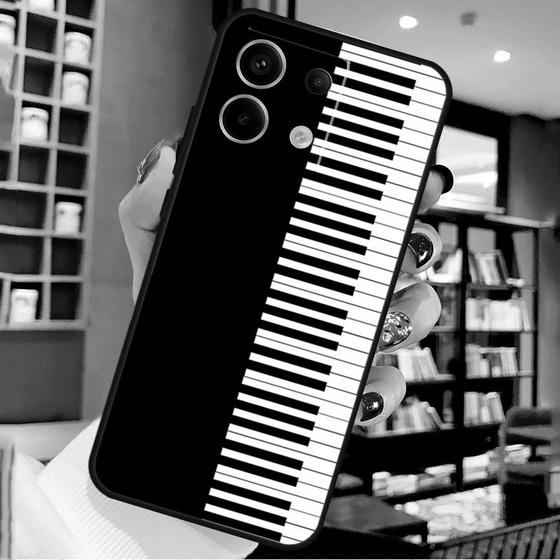 

Music Piano Elegant For Xiaomi Redmi Note 13 Pro 9 10 11 12 14 15 Pro Plus Case For Redmi 15 12C 13C 14C 10C 15C Redmi Note 11 Pro